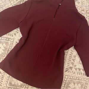 Elegant Burgundy Jumpsuit